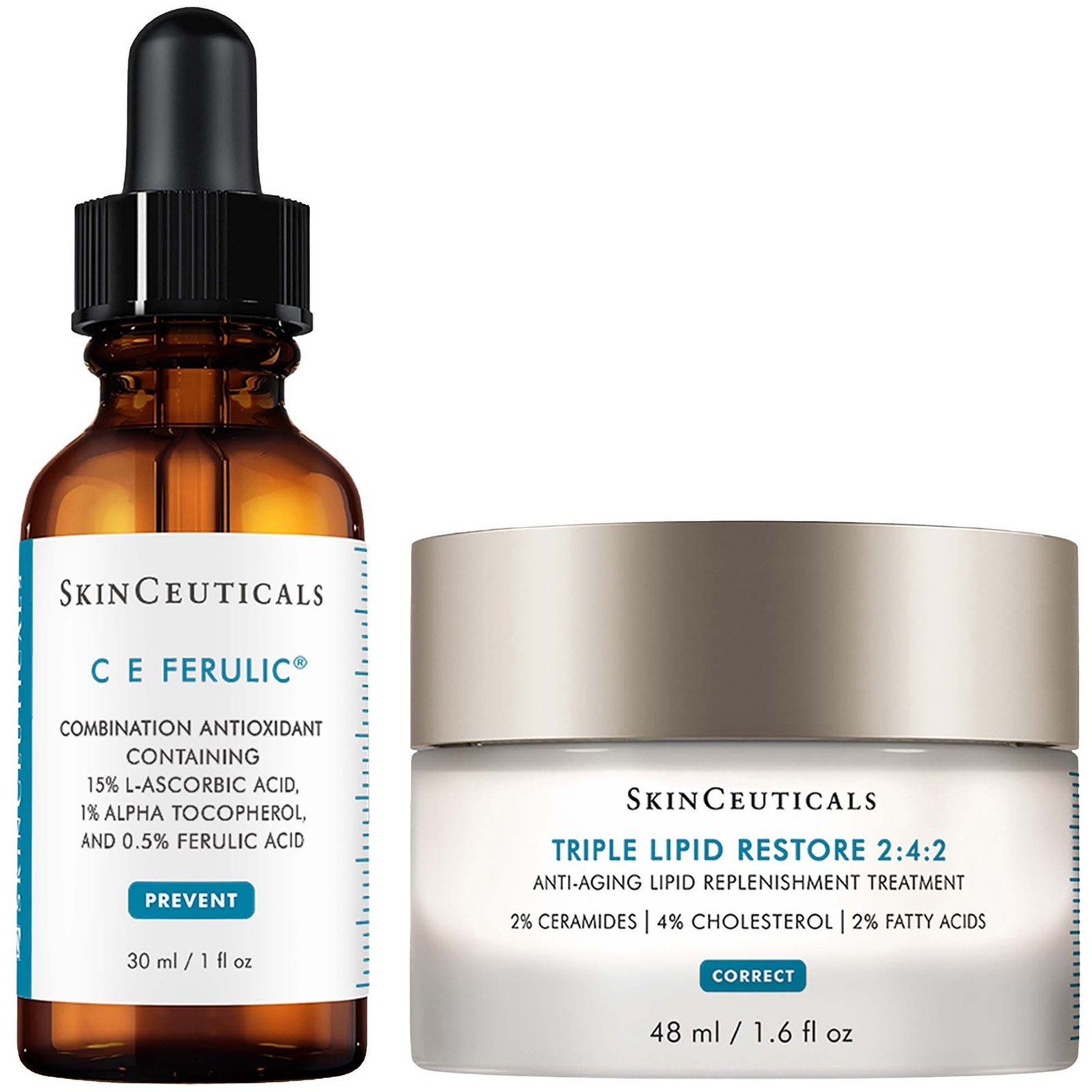 SkinCeuticals Anti-Aging Radiance Kit with C E Ferulic Vitamin C (Worth $340)